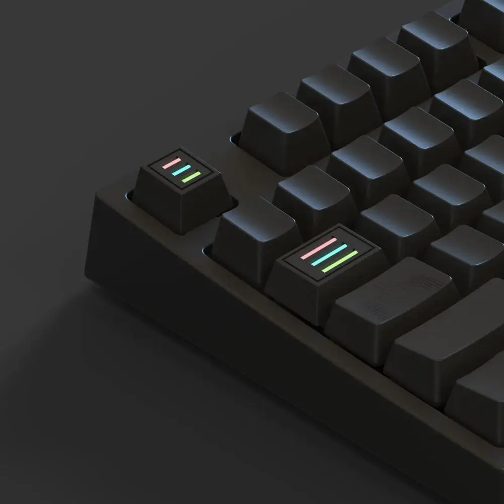 

Glass light-emitting tube personalized keycap personal custom creative gift mechanical keyboard cross shaft for