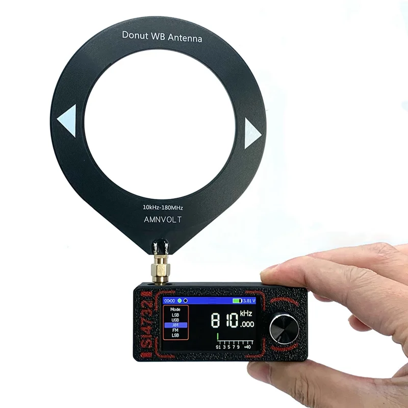 A26F-Upgrade 0,5-108 МГц Mini SI4732 Полнодиапазонный радиоприемник поддерживает FM AM и SSB Встроенный усилитель для наушников