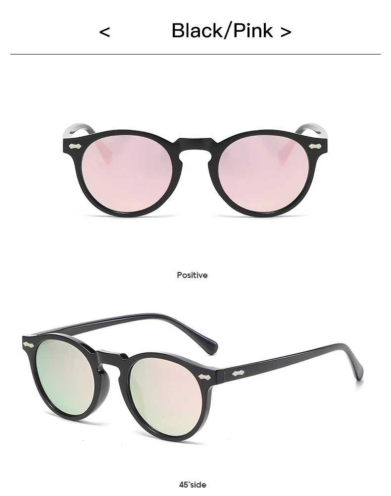 Neuer Stil der Retro-Brille, runde Mode-Mita-Sonnenbrille, personalisierte Sonnenbrille JH3053 – Detail 23