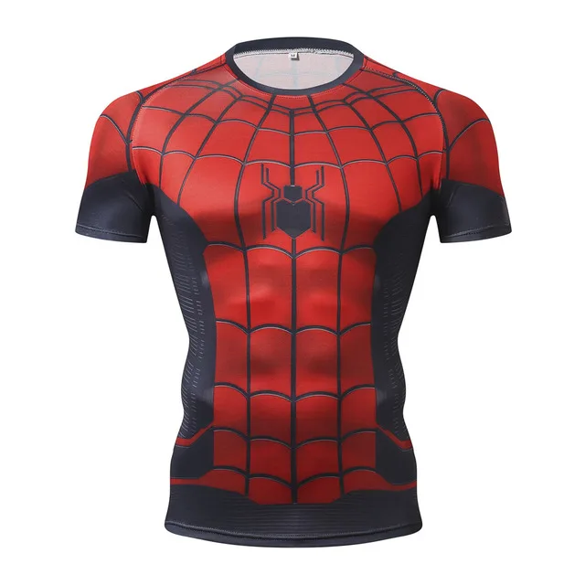 2024 Boutique Men\'s Adult Fast Drying 3D Marvel Printed Top T-Shirt Men\'s Fashion Clothing Sportswear Casual Street Clothing