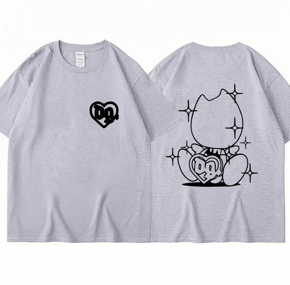 Bladee Skate Drain Gang Band Logo T Shirt Men Women Fashion Hip Hop Oversized Summer T-shirts Cotton Casual Soft Tees Streetwear