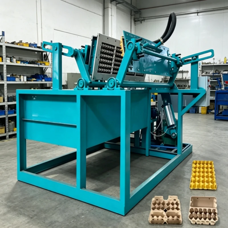 Fully Automatic Egg Tray Machine High Output Eco-Friendly Complete Production Line