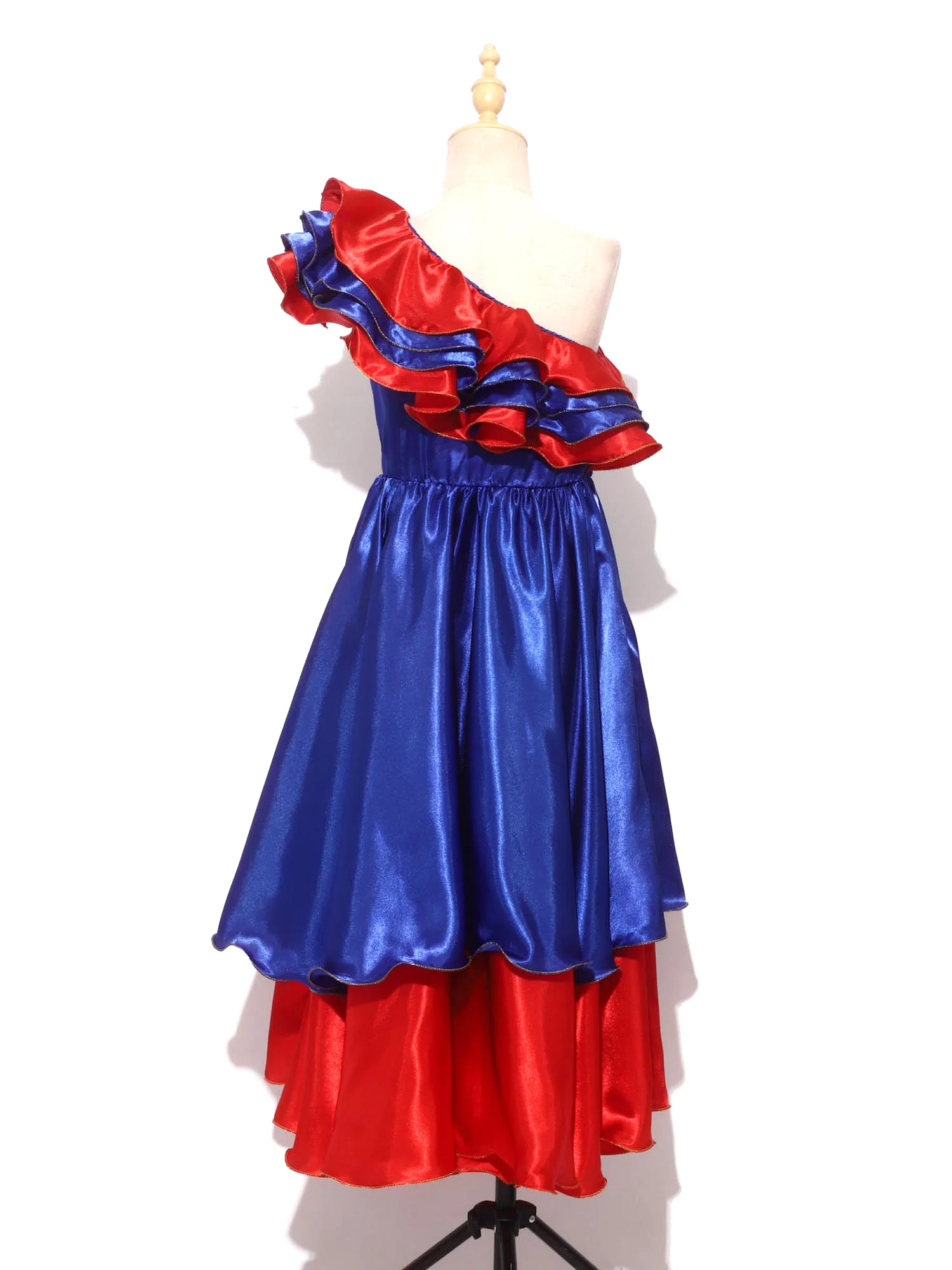 Girls Brazilian Dancer Costume Children Spanish Flamenco Rumba Samba Dance Costume Rio Halloween Carnival Performance Clothes view 4