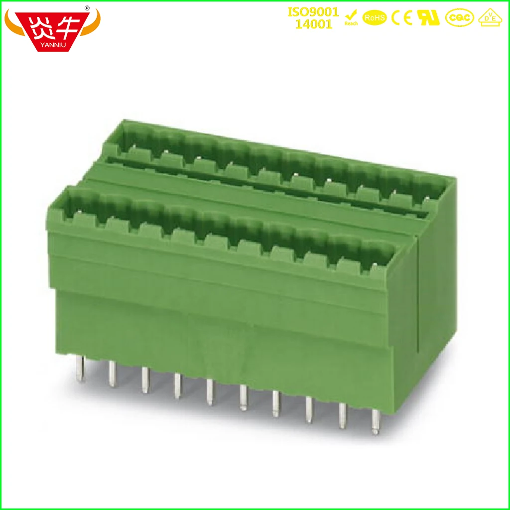 

10Pcs KF2EDGVH 5.0 2P ~ 12P PCB CONNECTOR PLUG-IN TEMINAL BLOCK 2EDGVH 5.0mm 4PIN ~ 24PIN MDSTBV 2,5 G1 1736726 PHOENIX CONTACT