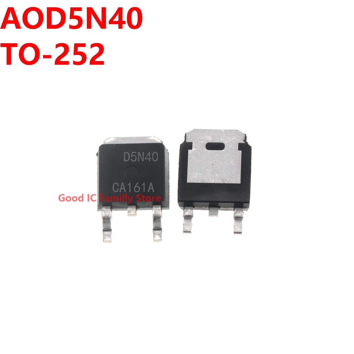 

10PCS AOD5N40 TO-252 AOD D5N40