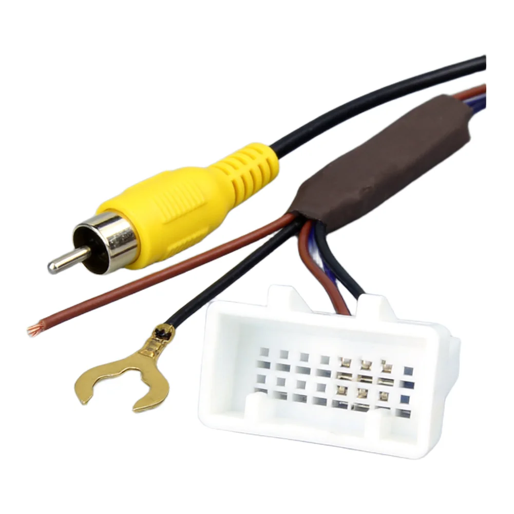 Video Connection 16Pin Car Camera Cable 20cm 20cm Wear-resistant Material Back Of Radio Non-deformed Structure
