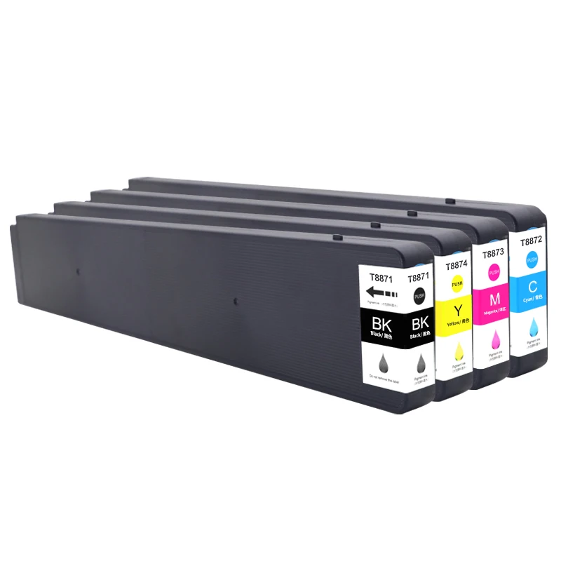 T8871 T8872 T8873 T8874 Ink Cartridge Compatible For Epson WorkForce WF-C17590a WF-C17590c C17590 D4twf Color Inkjet Printer