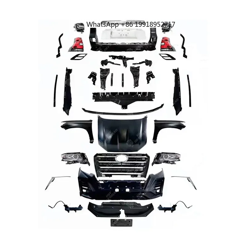 

Model Car Body Kit for Prado 2010-2017 Upgrade to Land Cruiser 2018+ Facelift Rear Bumper Fender Hood Bodykit JJ466