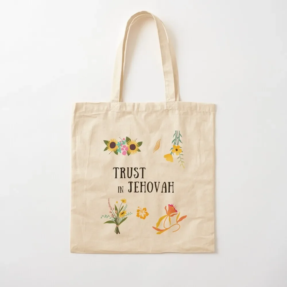 

Trust In Jehovah Tote Bag tote bag women ecological bags Reusable bags Tote Bag