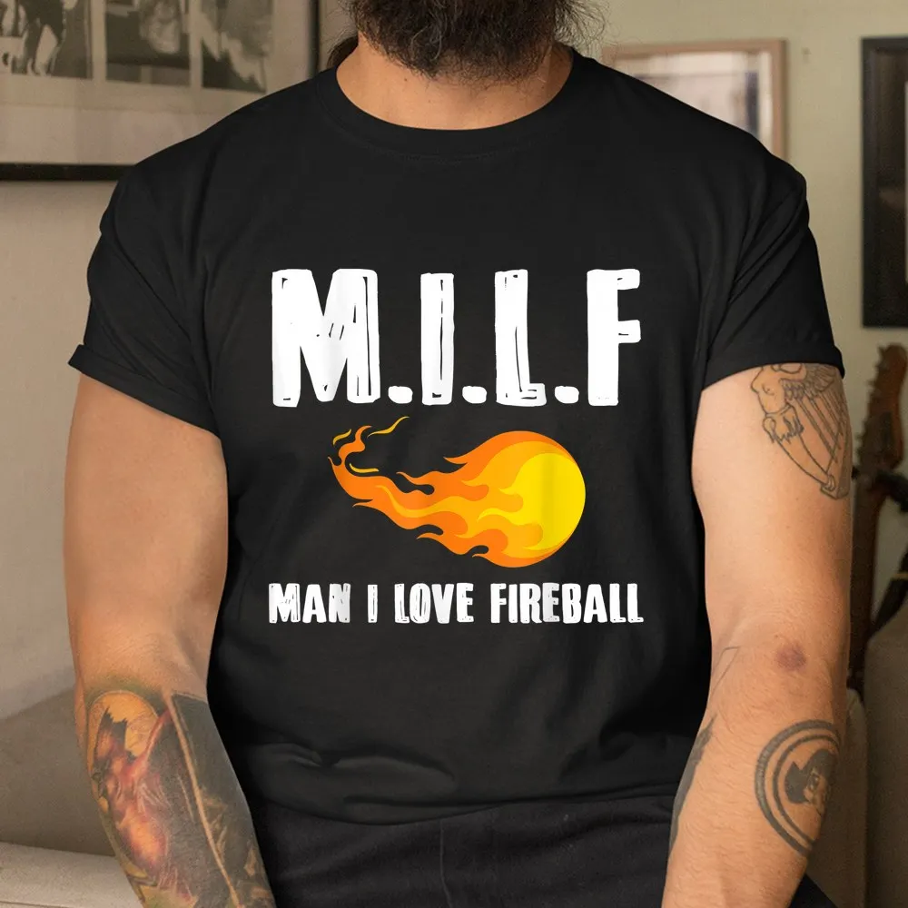 Haunt Reaper Men T Shirt Man M I L F I Love Fireball Shirt Gift Tee O-neck Short Sleeve Plus Size Top Tees