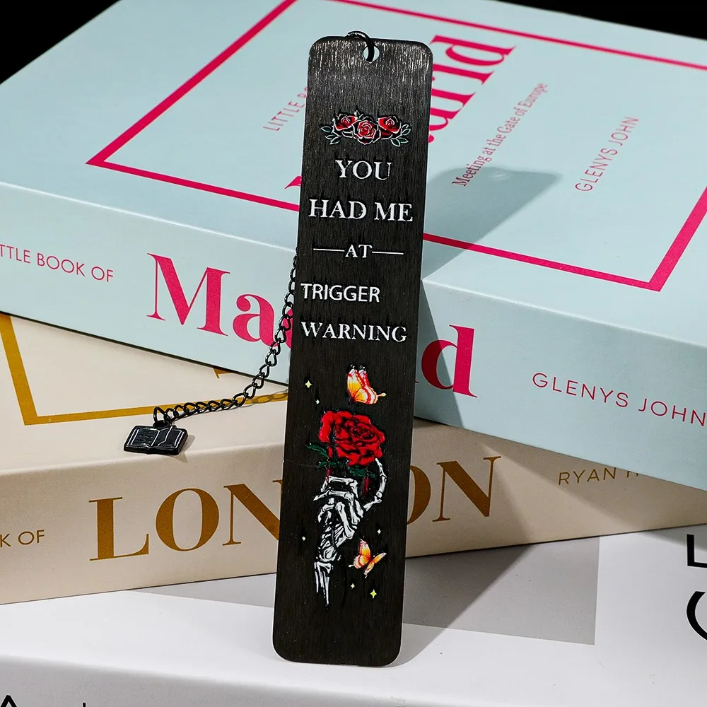 

Spicy Stainless Steel Bookmark Book Lover's Accessory Dark Romantic Gift Student School Supplies Teacher Office Stationery