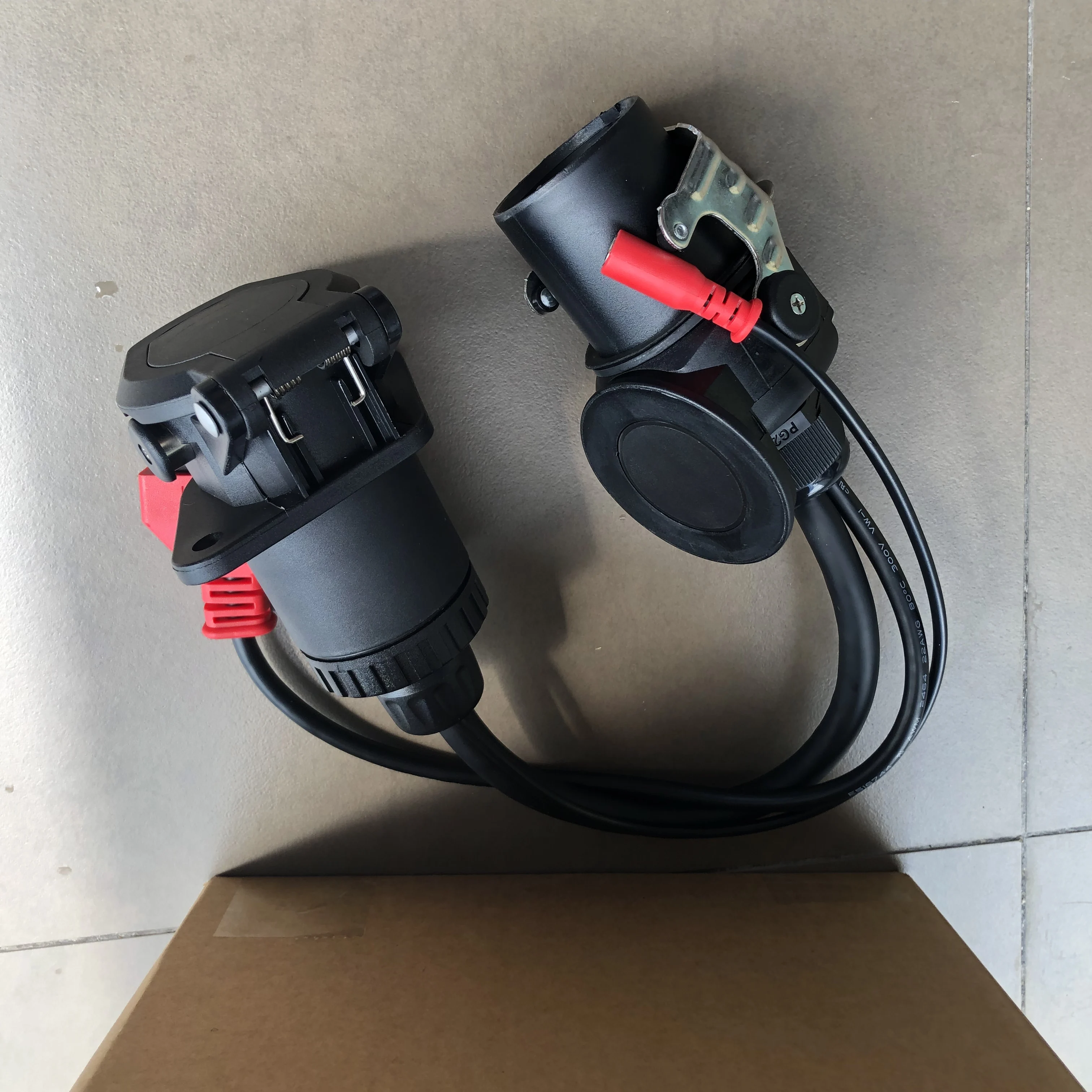 

Кабель-переходник EBS ISO 7638 OBD2 для диагностики прицепа для Bosch, Autel, для автокомпью и других грузовых автомобилей