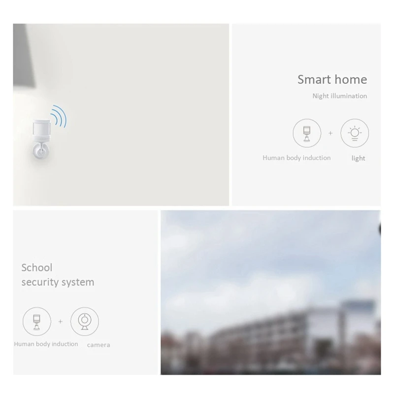 Ttkk-Tuyaインテリジェントモーションセンサー,ワイヤレス,赤外線,人間検出器,Pir,屋内および屋外で使用,ファッショナブル