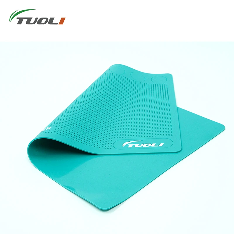 Imagem -02 - Almofada Especial do Silicone de Tuoli com Filme Resistente de Alta Temperatura da Isolação Térmica Antiderrapante da Multi-função Magnética do Telefone Móvel