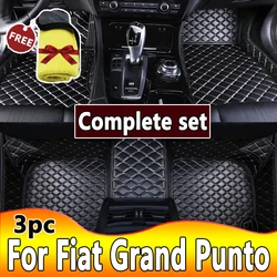Car Floor Mats For Fiat Grand Punto Project 199 2005~2009 3door Tapetes Para Carro Alfombrillas Coche Car Mats Car Accessories