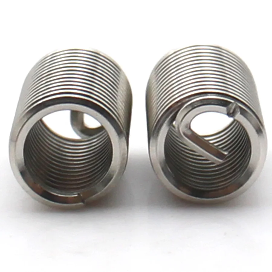 2-30pcs M1.6 M2 M2.5 M3 M4 M5 M6 M8 M10-M30 304 Stainless Steel Wire Thread Insert Helical Coil Kit for Thread Repair/Protection