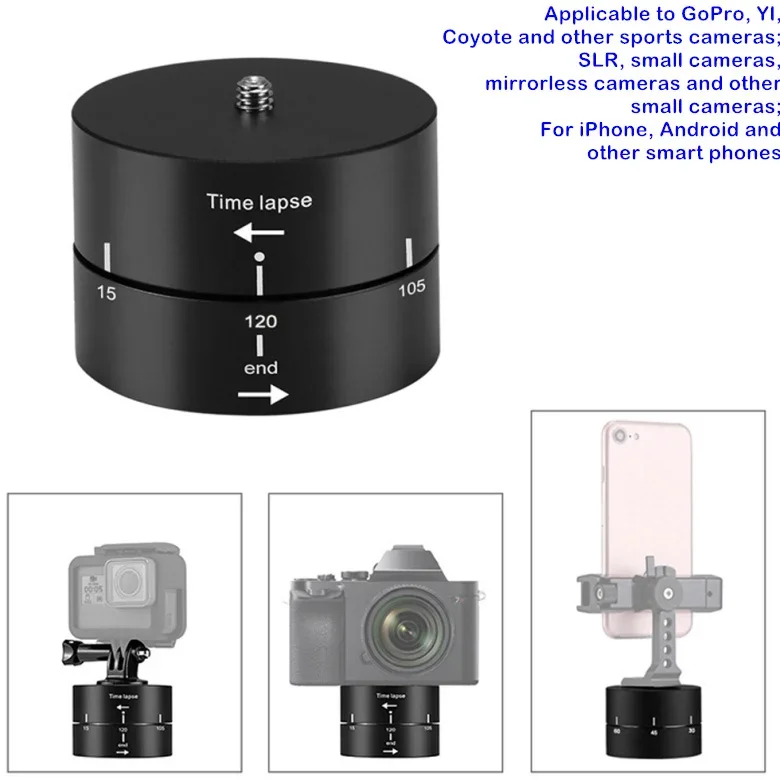 Imagem -03 - Graus Panorâmica Delay Câmera Adequado para Dji Osmo Action Acessórios 360