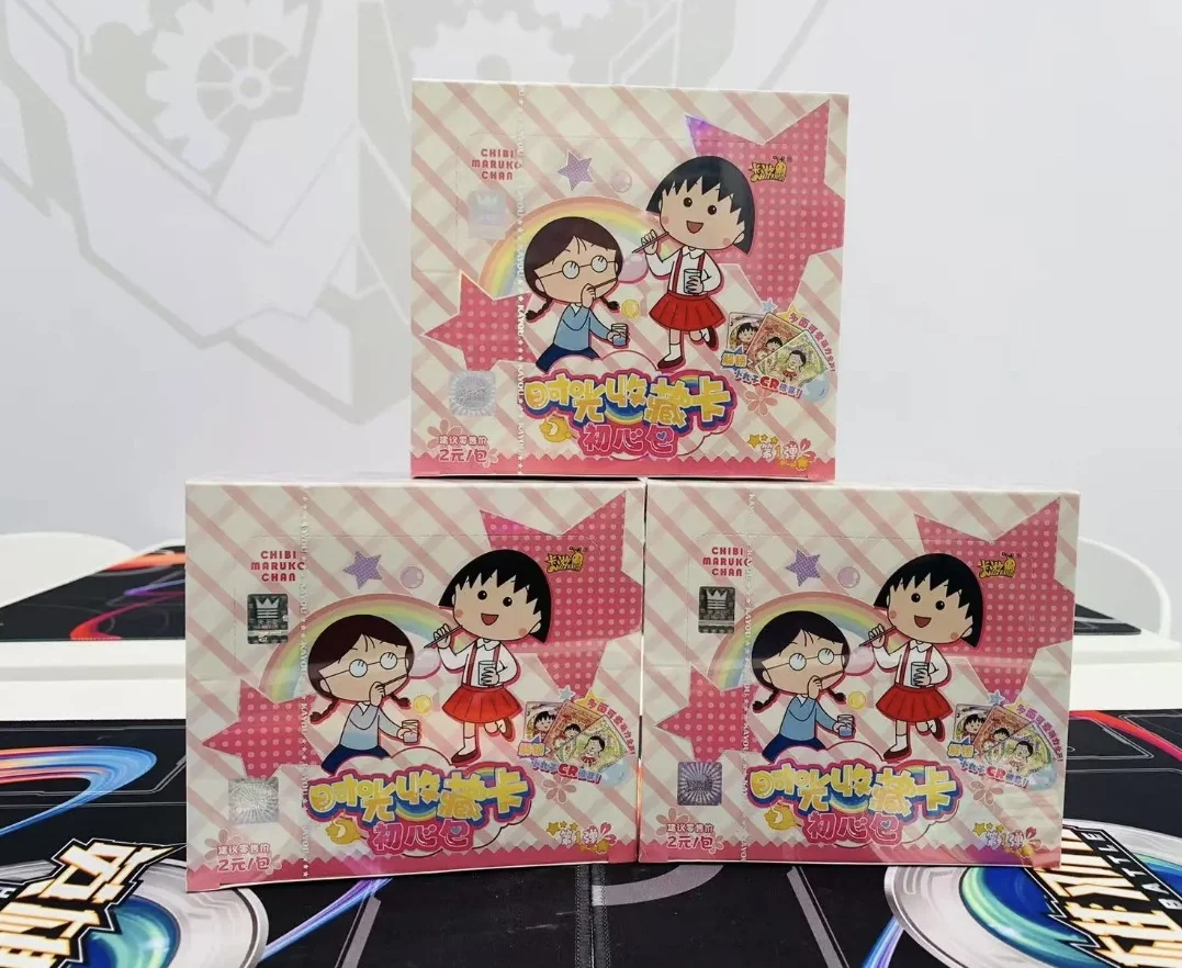 الأصلي KAYOU تشيبي ماروكو تشان جمع بطاقة دافئة أنيمي شخصية الوقت الممر سلسلة بطاقات نادرة لعبة جمع هدايا عيد