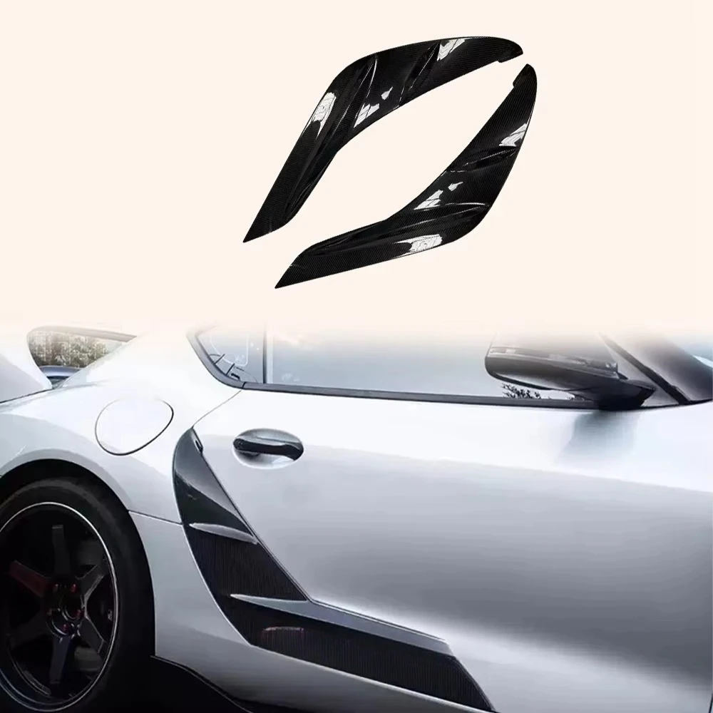 For Supra A90 2019-2022 Carbon Fiber KZ Side Door Panel Trim Spoiler