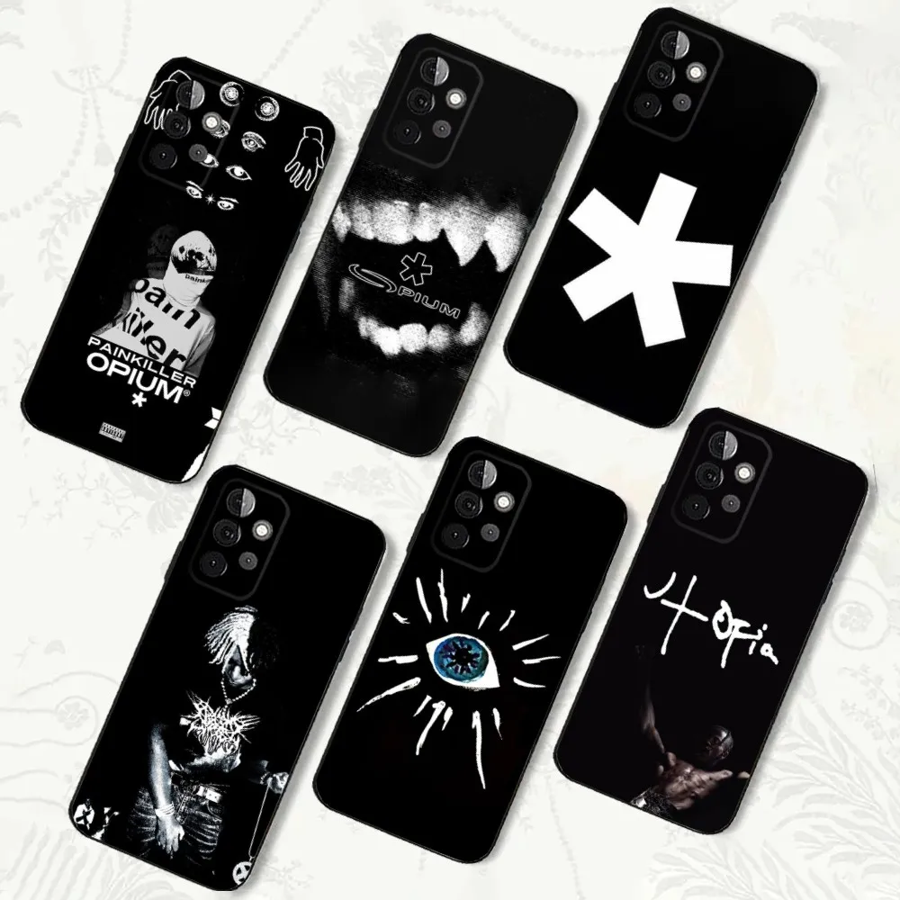 O-Opium R-Rap   Case For Samsung Galaxy A91,A80,A73,A72,A53,A52,A32,A31,A22,A21s,A20 Soft Black Cover