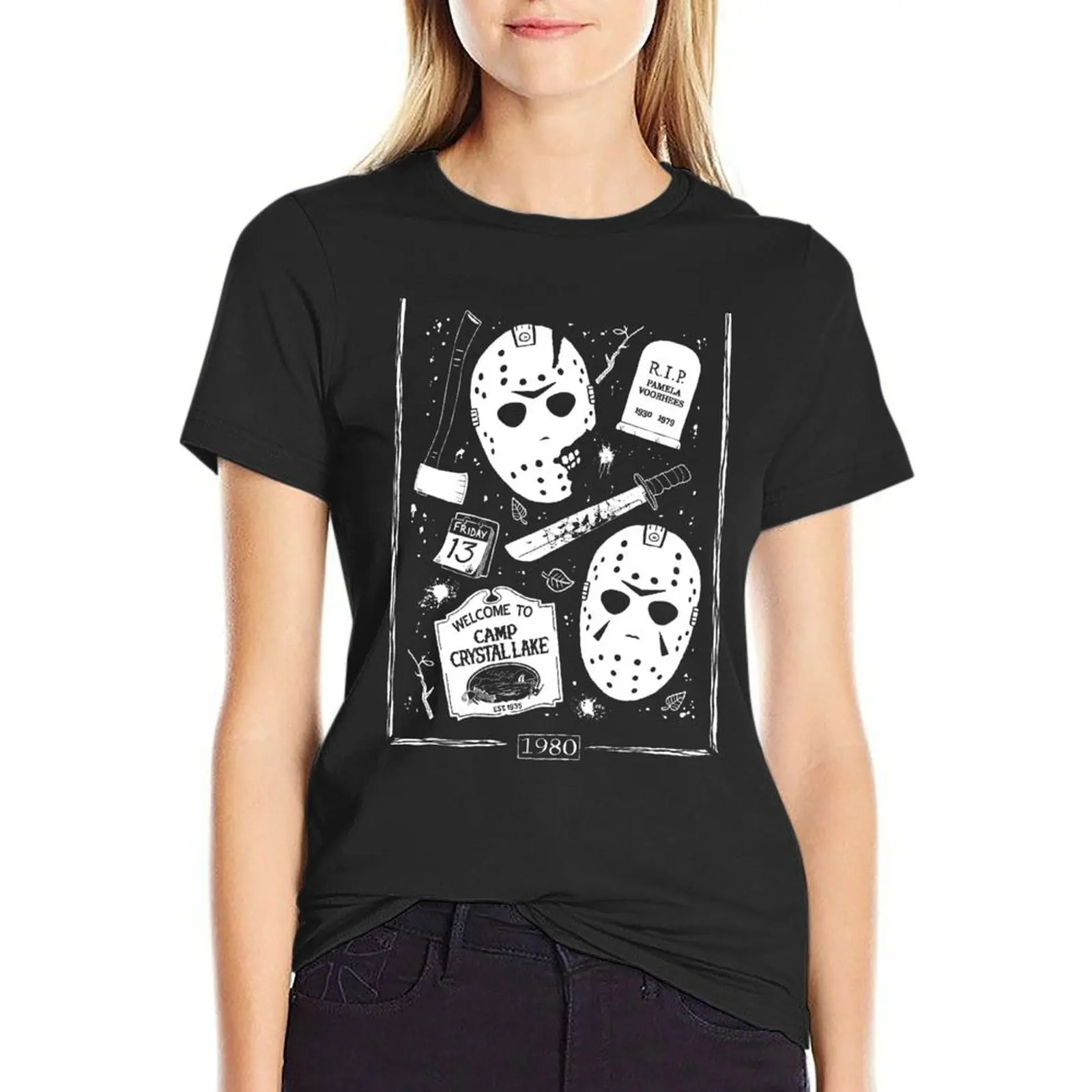 

Welcome Campers! T-Shirt kawaii clothes korean fashion Aesthetic clothing t shirt for Women