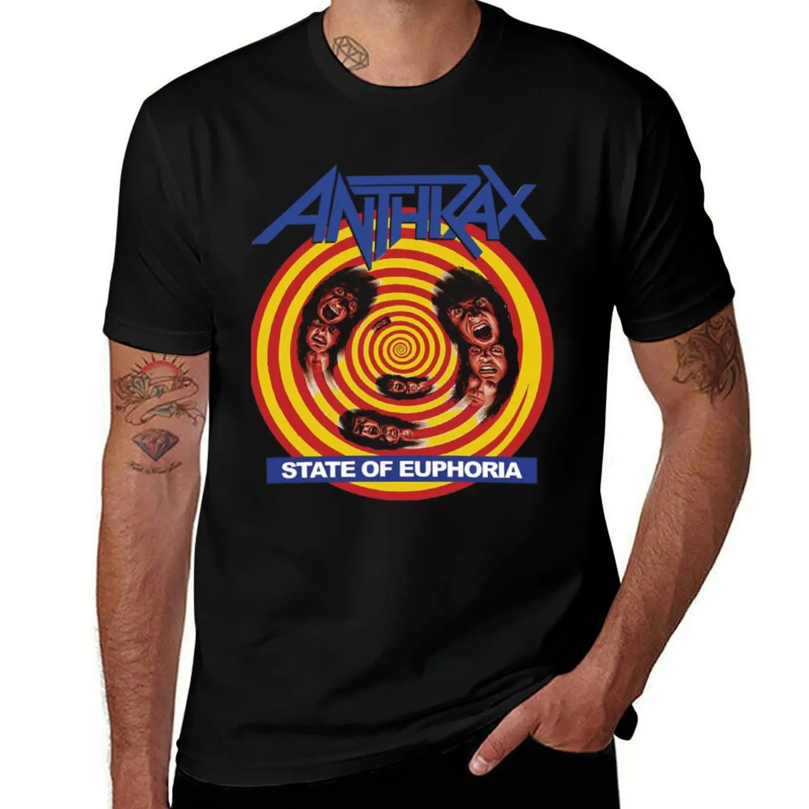 T-shirt Anthrax State of Euphoria, T-shirt respirant pour entraînement physique