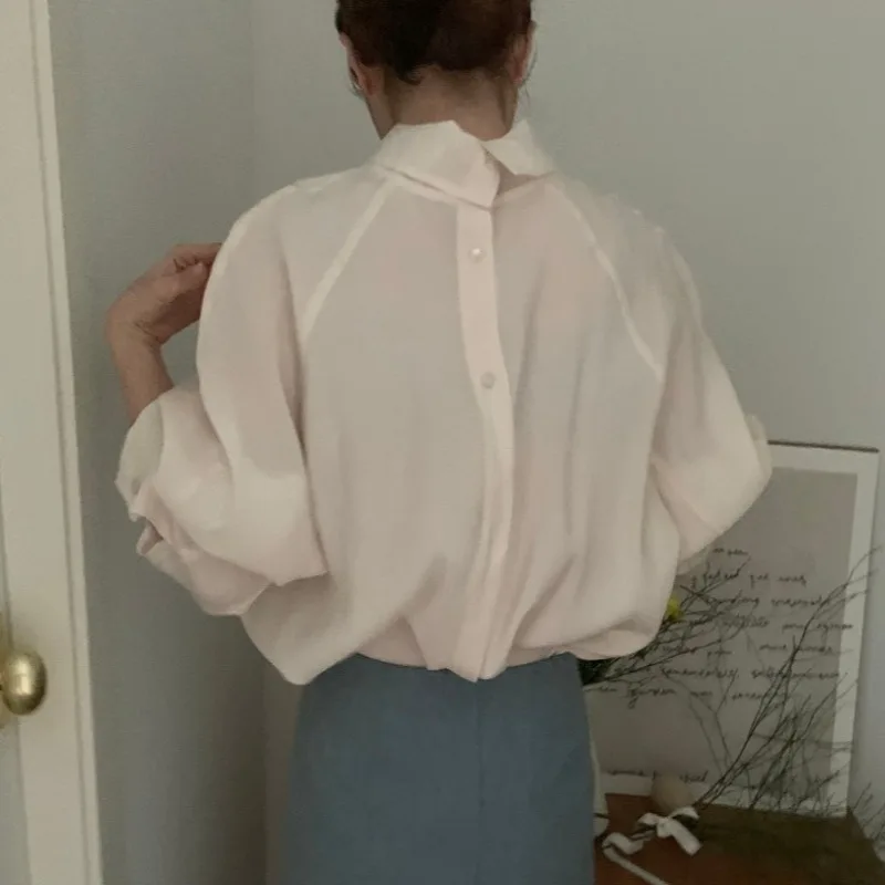 Inizio autunno lungo Sve piccolo collo alto irt coreano Sle vestibilità regolare medio morbido altro tessuto streetwear da donna