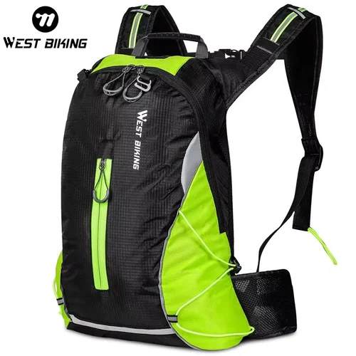 Imagen 1 del producto WEST BIKING-mochila de ciclismo de 16L, portátil, transpirable, ultraligera, para deportes al aire libre, escalada, viajes, senderismo, bolsa de hidratación