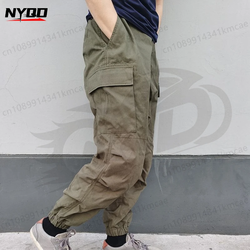 

Motorcycle Riding Pants Tooling Casual Pants Men's Four-season Universal Anti-drop Breathable Locomotive Riding Leggings
