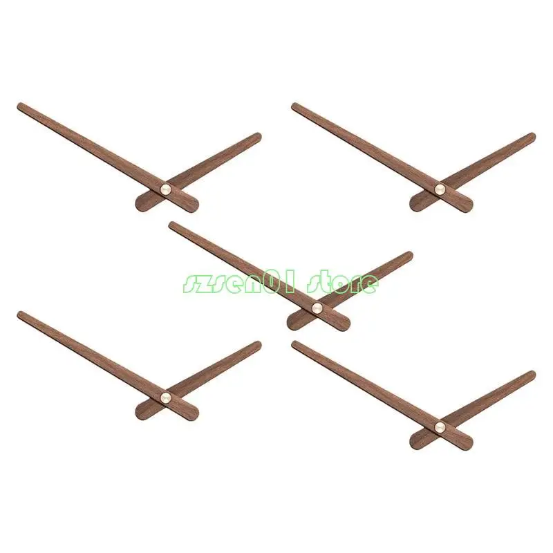 حزمة G32A من 5 مجموعات الأيدي على مدار الساعة الخشبية لإصلاح DIY واستبدالها لـ 12 14