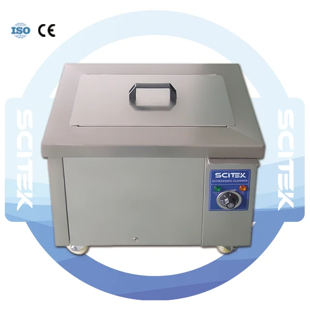 Industrial Ultrasonic Cleaner 28/40KHz 304 Stainless Steel Heating Thermostat System Drainage System for Lab