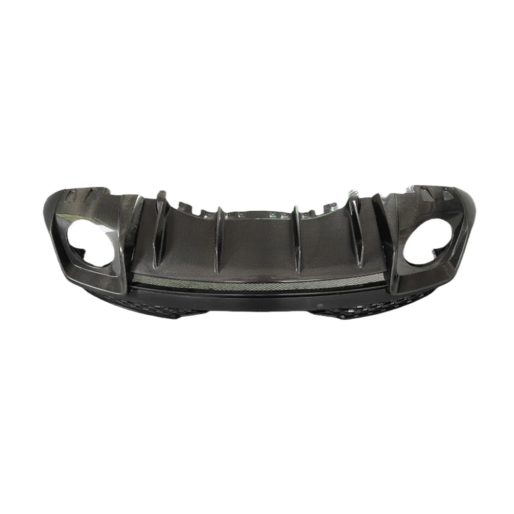 

New Condition PP+Carbon Fiber Rear Bumper Assembly Diffuser Spoiler Body Kit Used for R8 Custom Modification Parts