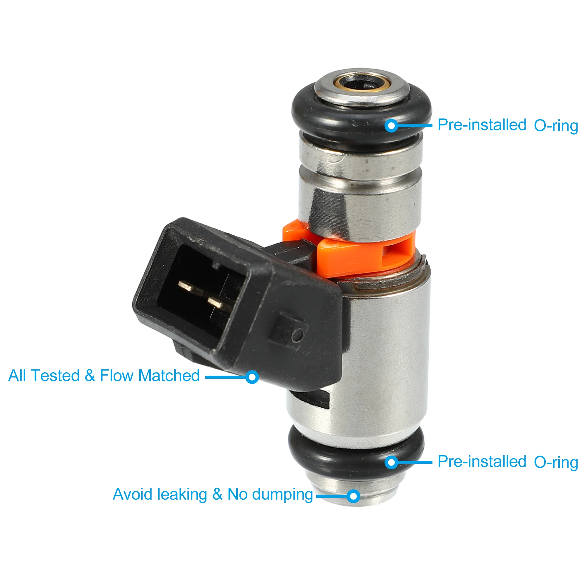UXCELL 4pcs IWP048 Fuel Injector for Aprilia Atlantic Sprint Scarabeo 400 2005-2008