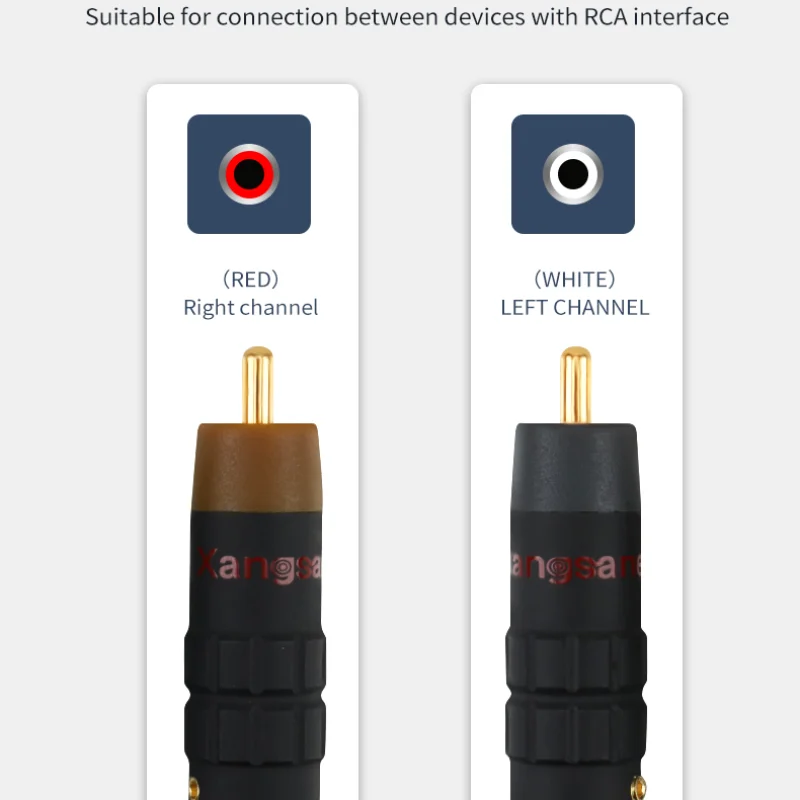Conector RCA de cobre de alta gama, adaptador de Audio HiFi chapado en oro, conector tipo soldadura en forma de loto