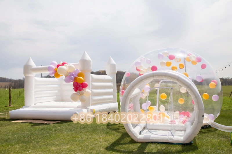 Buttafuori gonfiabili della casa delle bolle dei palloncini popolari che saltano la casa delle bolle trasparente