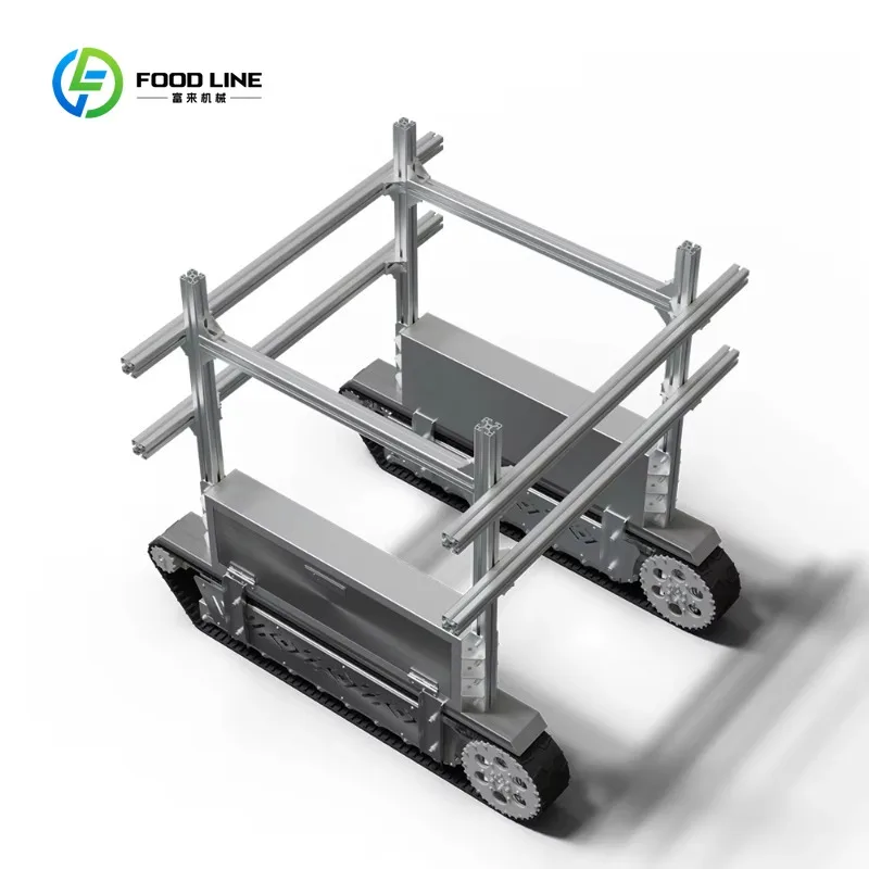 Customized Electric Crawler Track Agricultural Robot Chassis for Precision Laser Weeding Greenhouse Farm