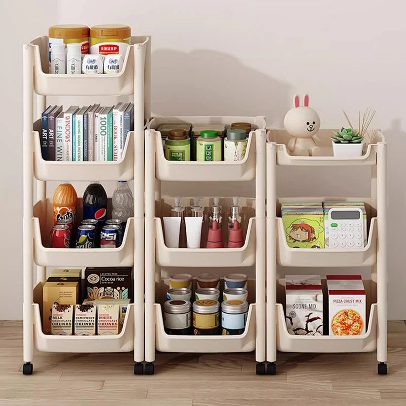 Kitchen cabinet trolley accessories fruit basket trolley storage side panel mobile trolley auxiliary kitchen furniture SQC