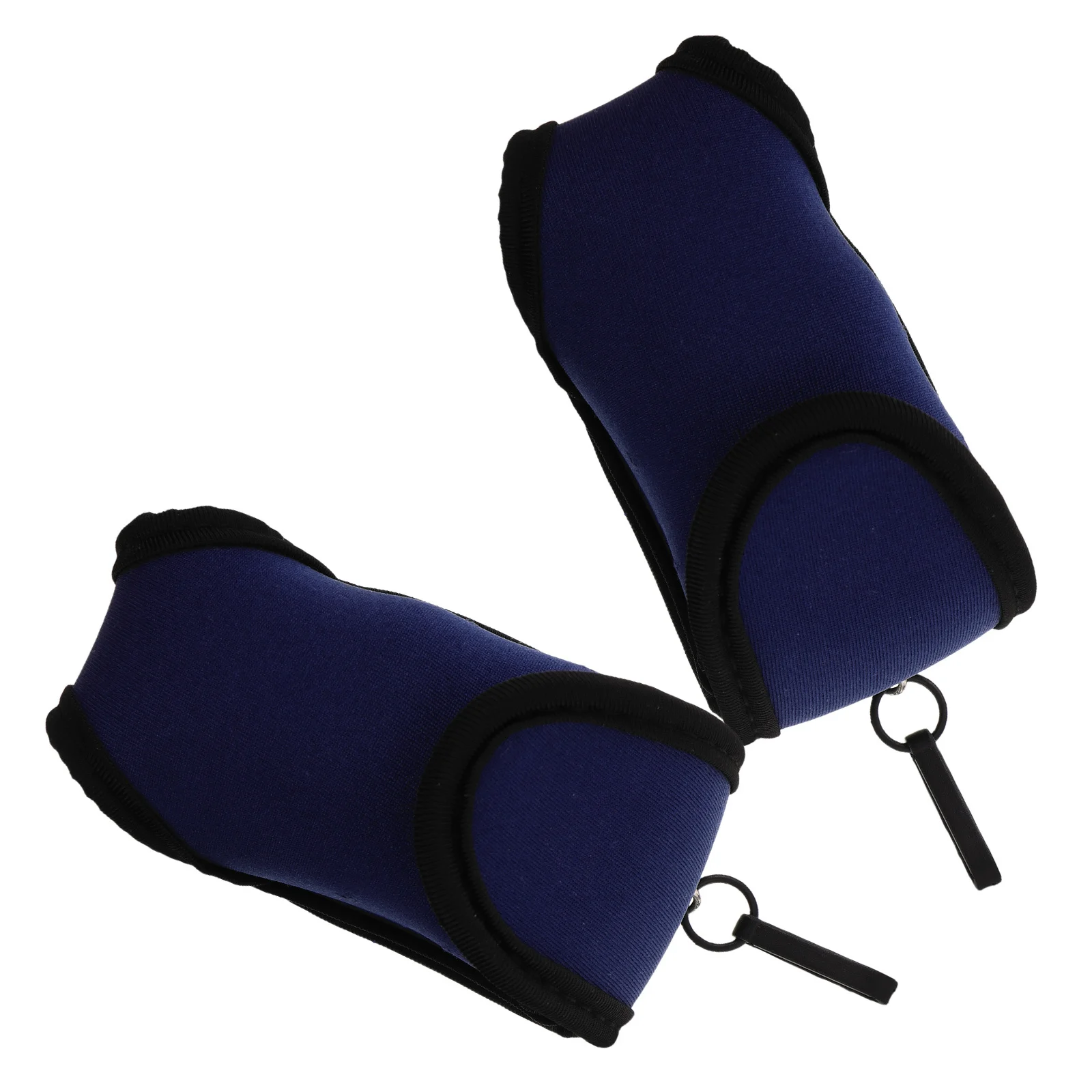 

2Pcs Golf Ball Bag Compact Blue Portable Golf Ball Holder Pouch Travel Storage Organizer Waist Carry Case for Golfers