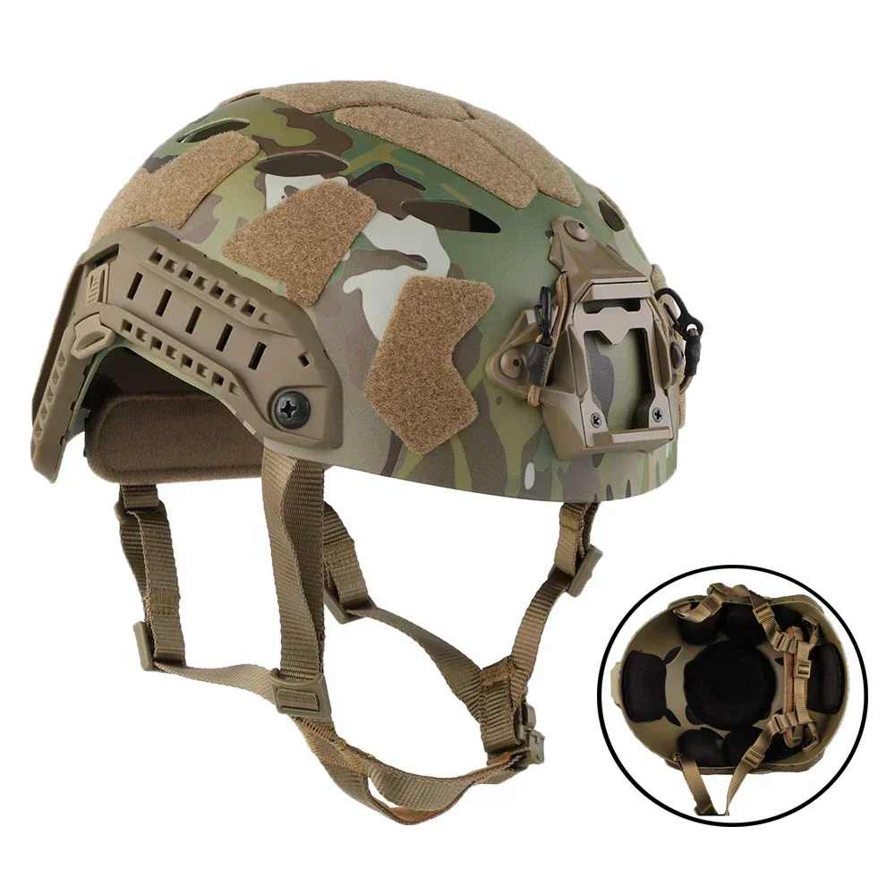 ยุทธวิธี Fast Airsoft HELMET น้ําหนักเบา SF Super High CUT การล่าสัตว์ Wargame หมวกกันน็อกกีฬากลางแจ้งขี่จักรยานเกียร์