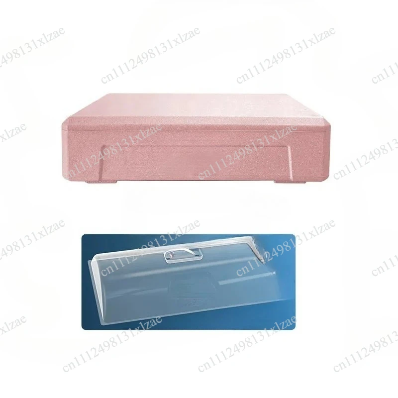 Suitable for Portable Insulated Foam Cooler Box: Transparent Cover Design, Also for Tiramisu Mold Storage