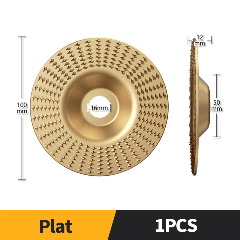 Toolstar Woodworking Carving Wheel Polishing Wheel Versatile Sanding Disc Wood Shaping Tool Abrasive Disc Grinder inner diameter