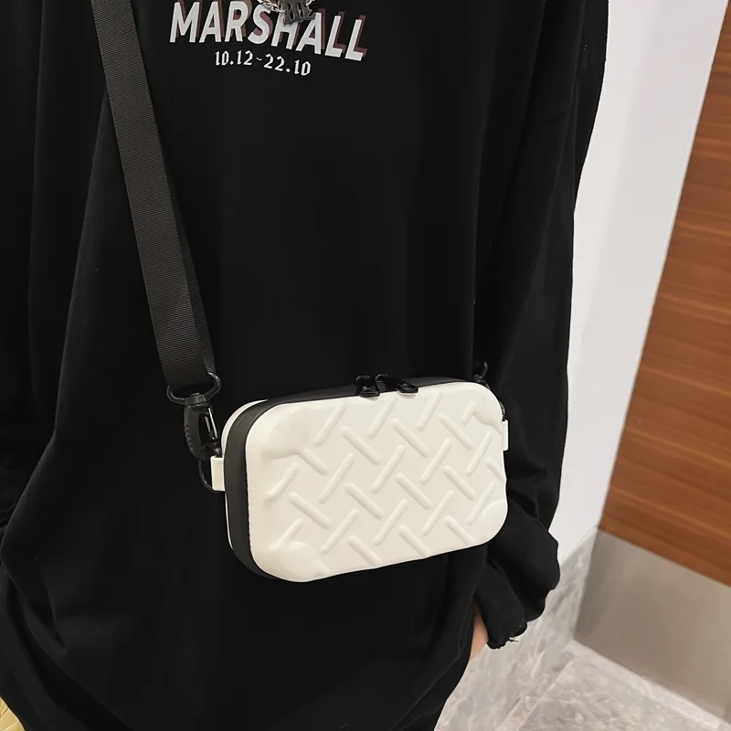 Bolso de hombro para hombre y mujer, bolsa cruzada informal, a la moda, ideal para compras, teléfono, monedero, llaves, combina con todo, Unisex