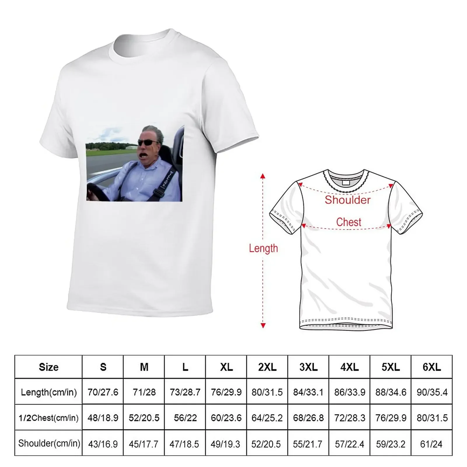 Jeremy Clarkson T-Shirt tops customizeds Aesthetic clothing mens t shirt