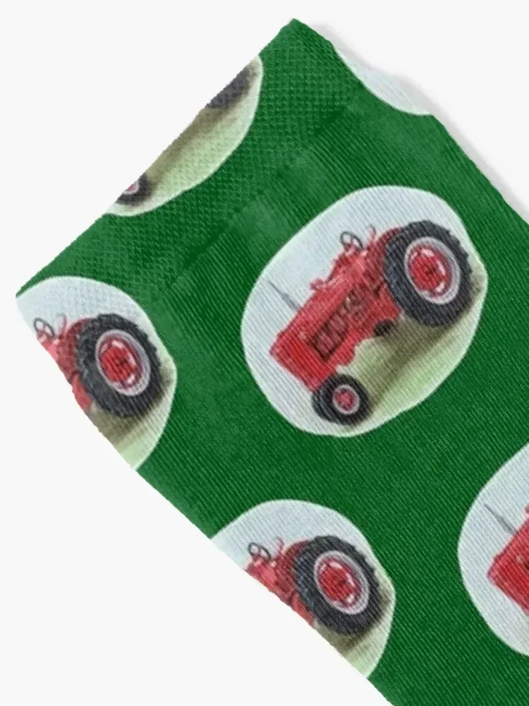 Farmall Tractor Socks cartoon colored new year custom Luxury Woman Socks Men's