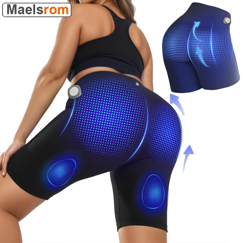 

EMS Toning Shorts Body Shaper Butt Lifting Shorts with 3Modes Hip Lift Massage for Slimming Thighs & Toning Pelvic Floor Muscles