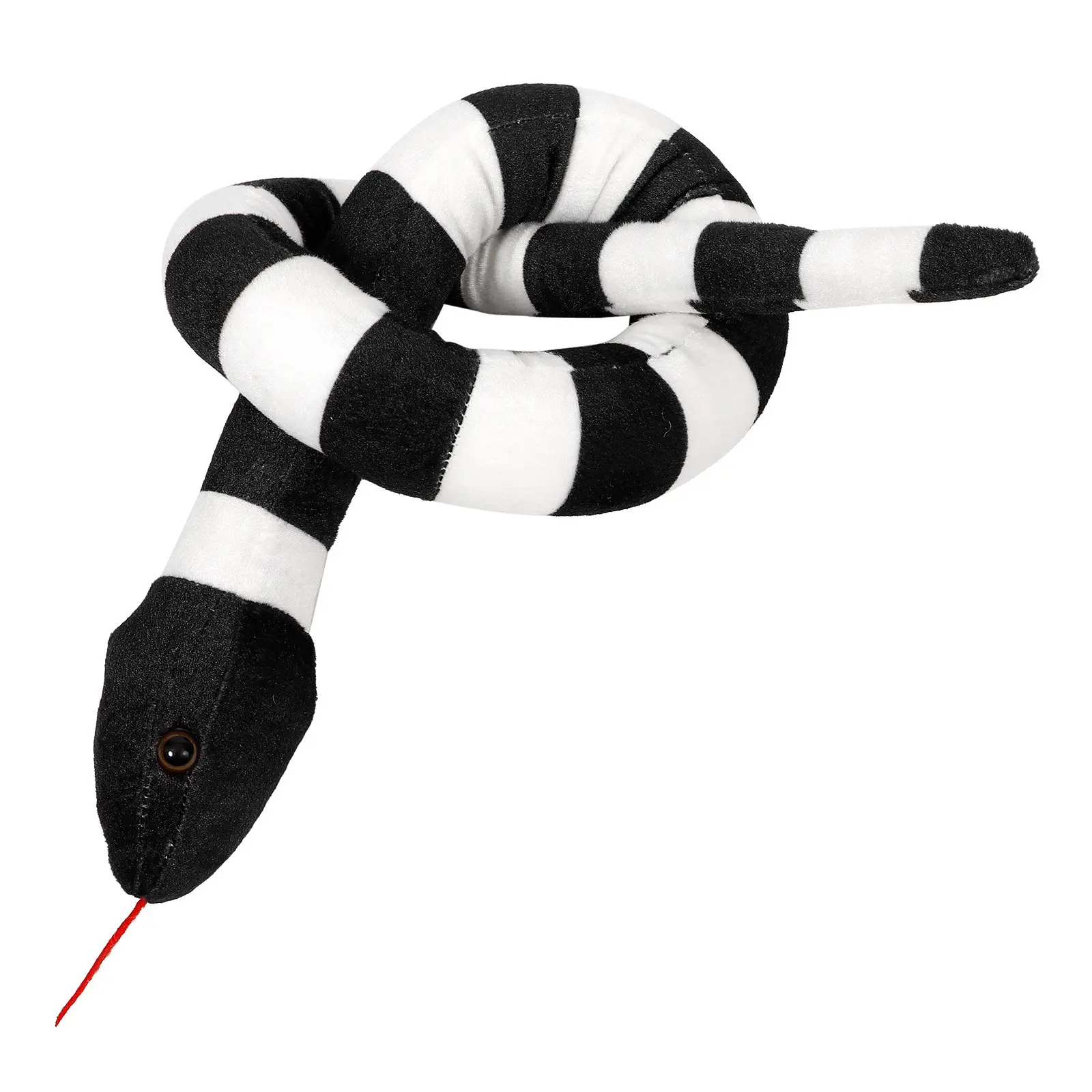 

Realistic Rubber Snake Decoration Lifelike Simulation Snake Prop for Halloween Party Prank Scare Garden Table Theme Decor Fake
