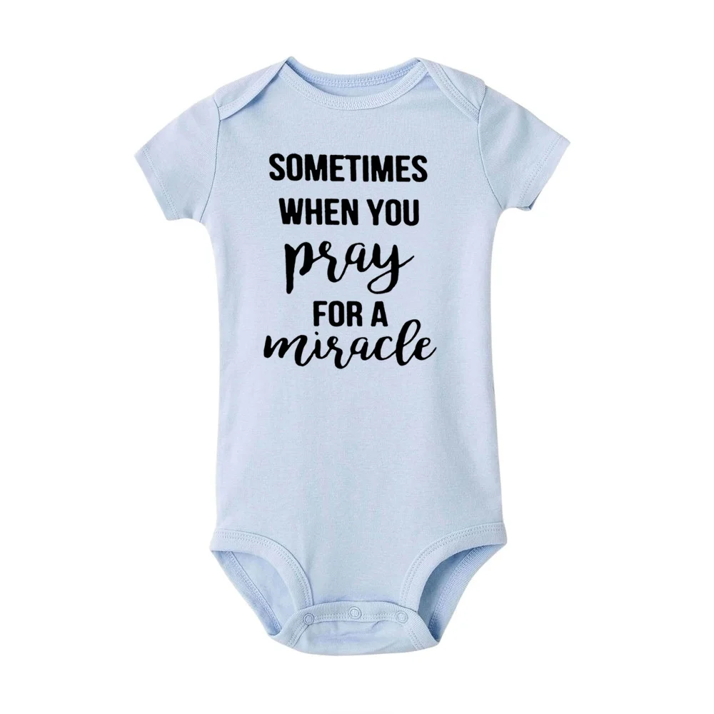 Twins Baby Bodysuit God Gives You Two Letter Printed Pregnancy Announcement Brother Baby Romper Outfit Clothes Christian Gifts