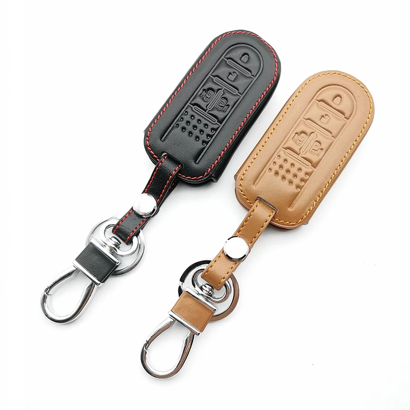 Кожаный чехол для автомобильного ключа чехол для Toyota Daihatsu POR ZAD LA600S Custom Move LA150S Moovecanvas LA800S оба пользовательских LA600S