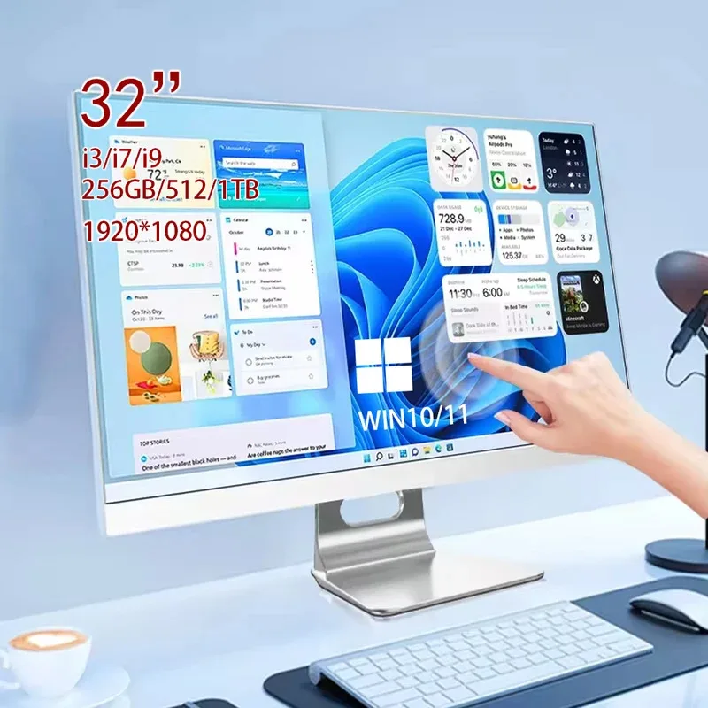 All In One Pc Computer Processors Core I5 8gb+256gb Oem Computer All In One Pc For Student And Company