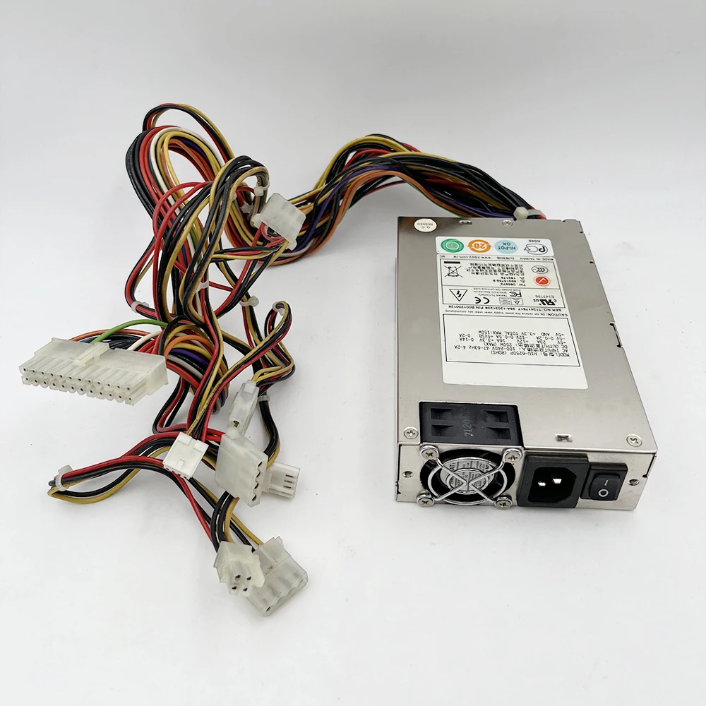 Alimentatore per apparecchiature informatiche industriali per EMACS H1U-6250P 1U 250W